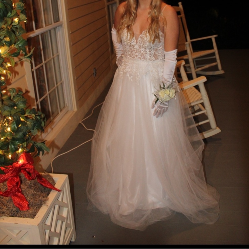 White Ball Dress - WORN ONCE